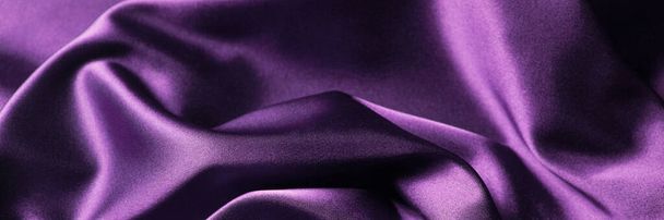 Abstract purple background luxury cloth or liquid wave or wavy folds of grunge silk texture satin material. - Fotó, kép