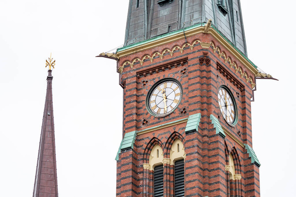 Гетеборг, Швеція - квітень 2021: церква Оскара Фредрікса в Гетеборзі, готична церква XVIII століття.. - Фото, зображення