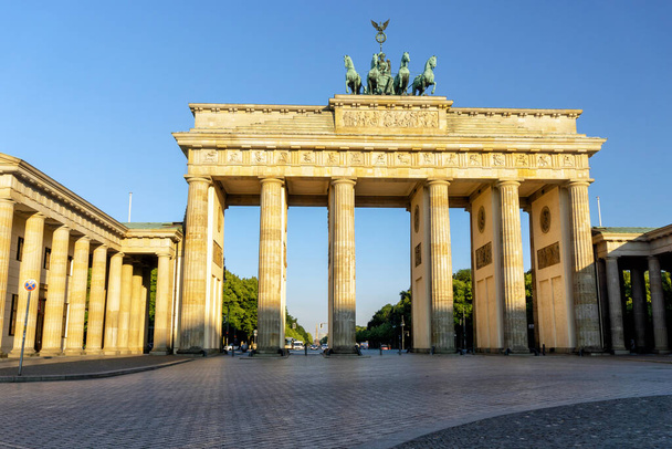 Πύλη Βρανδεμβούργου στο Βερολίνο - Φωτογραφία, εικόνα