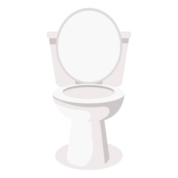 Cartoon vector illustration object toilet - Vector, Image