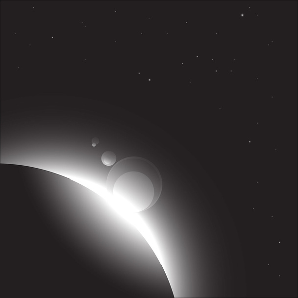 éclipse - Vecteur, image