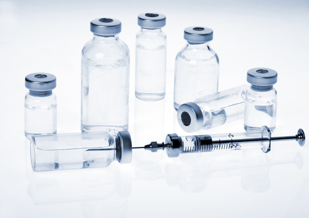 Vials and Syringe - Photo, Image