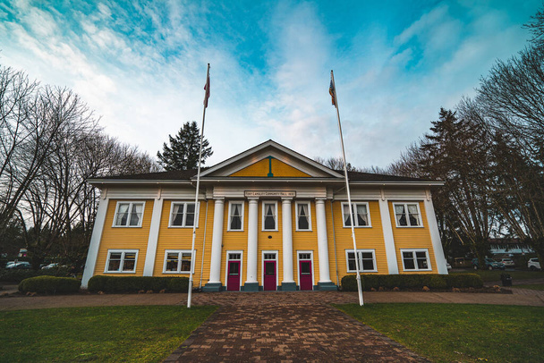 The Fort Langley Community Hall in Langley, Canada - Фото, зображення