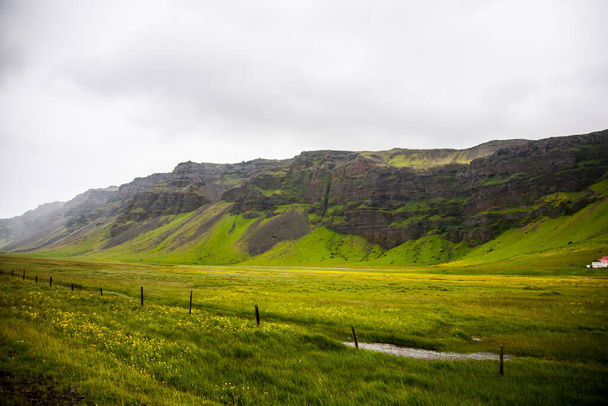 Summer landscape in Southern Iceland, Europe. - Foto, Bild