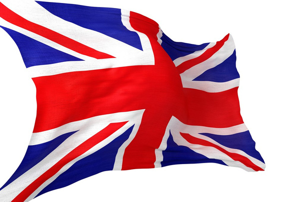 British Flag Isolated  - Φωτογραφία, εικόνα