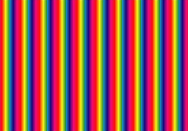 Κόκκινο, κίτρινο, μπλε και πράσινο ριγέ μοτίβο - Διάνυσμα, εικόνα