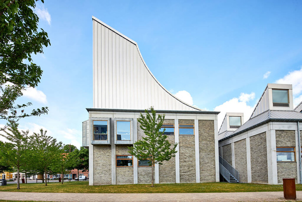 nowoczesny i ciekawy nowy budynek w Denmark - Zdjęcie, obraz