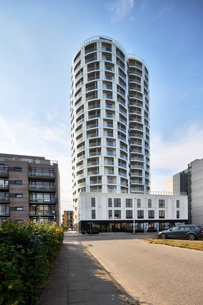 современное здание кондо в Денмарке с прекрасным видом - Фото, изображение