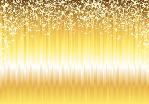 glanzende gouden achtergrond - Vector, afbeelding