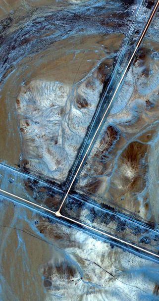    függőleges elvont fotózás a sivatagok Afrika a levegőből,  - Fotó, kép