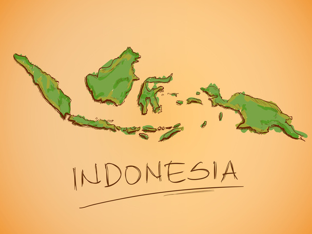 indonezja - Wektor, obraz