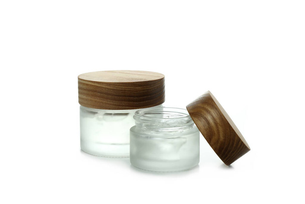 Jars του styling gel απομονώνονται σε λευκό φόντο - Φωτογραφία, εικόνα