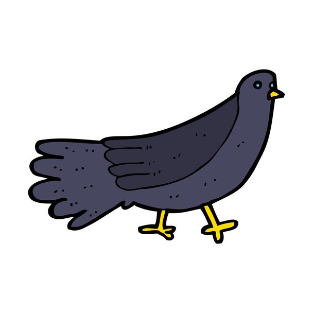 Pájaro de dibujos animados
 - Vector, imagen