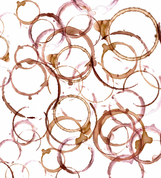 anelli da tazze su sfondo bianco
 - Foto, immagini
