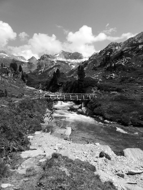 Berlin high path, Zillertal Alps in Tyrol, Austria - Photo, Image