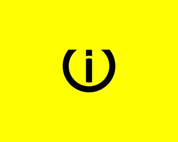 Вектор дизайна логотипа UI IU - Вектор,изображение