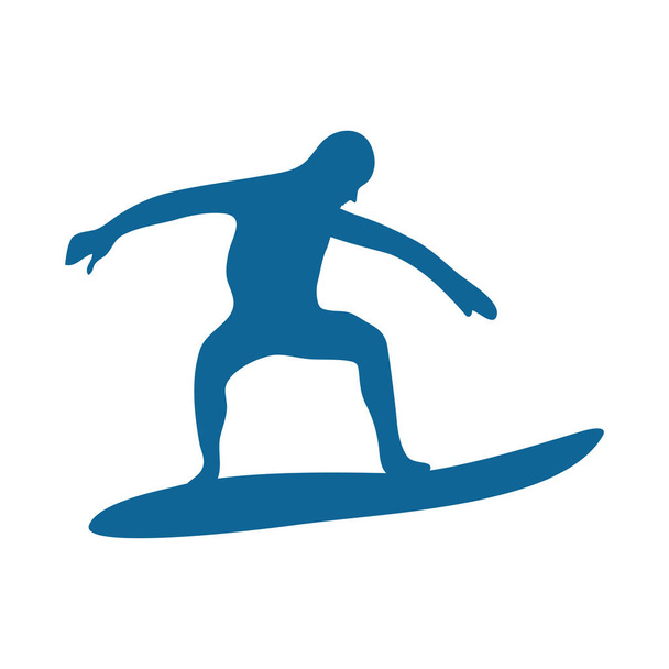 surfer homme icône - Vecteur, image