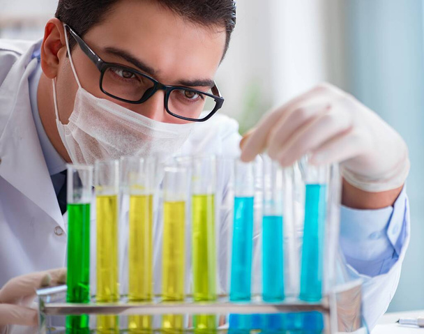 Doctor working in the lab - Photo, Image