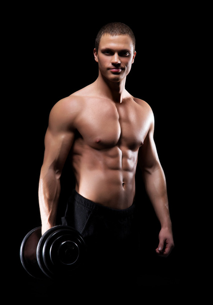Sporty bodybuilder man - Фото, зображення