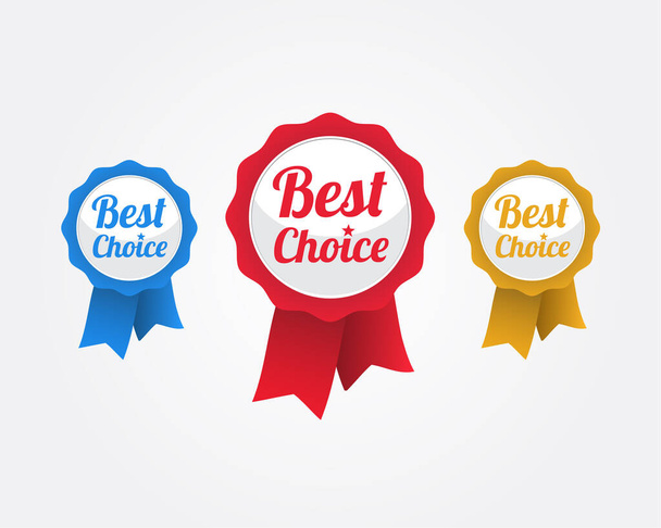 Best Choice Ribbons - Вектор,изображение