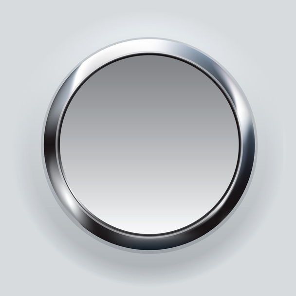 Silver button - Photo, image