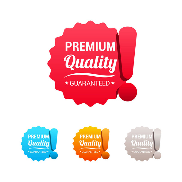 Etiquetas de qualidade premium Vector - Vetor, Imagem