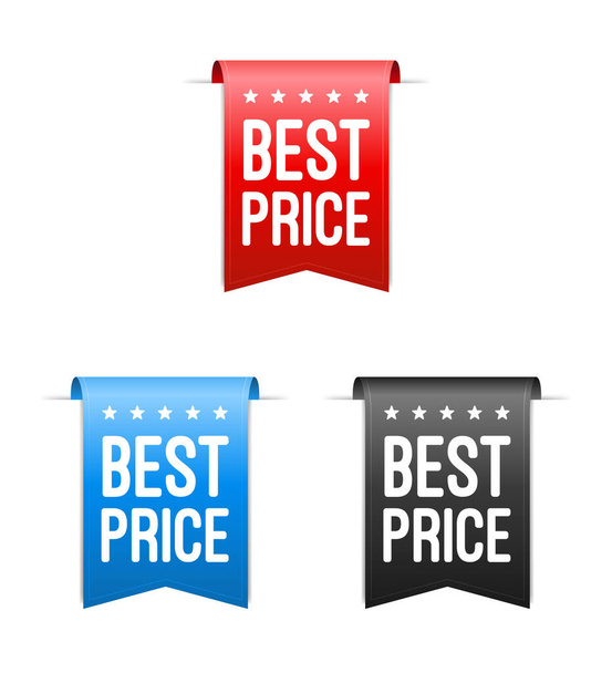 Best Price Labels Vector Set - Διάνυσμα, εικόνα