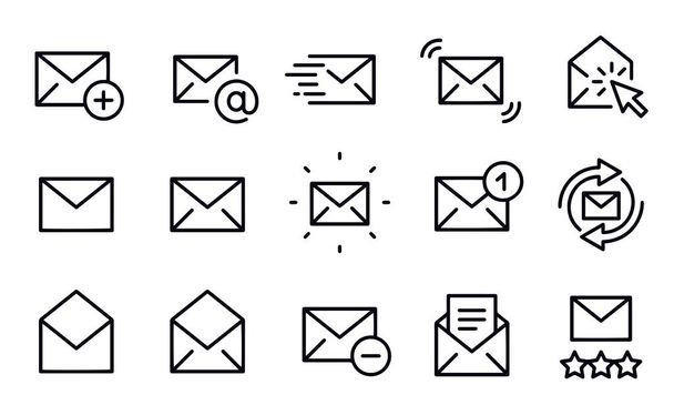Návrh vektoru ikon pošty  - Vektor, obrázek