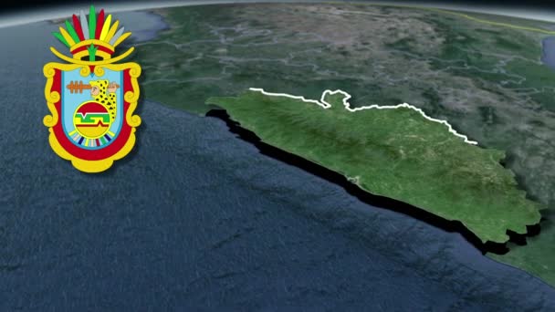 Estados de México - Mapas geográficos - Metraje, vídeo