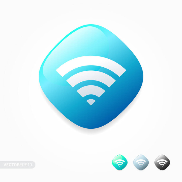 Wi-Fi Aansluiting Icoon Set - Vector, afbeelding