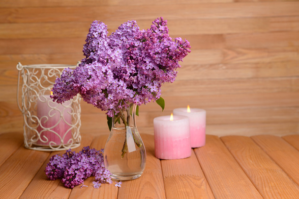 Beautiful lilac flowers - Foto, Imagen