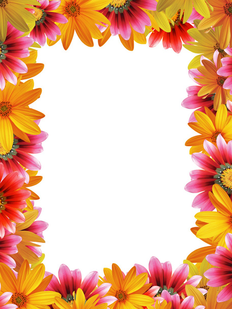Flower frame with space for copy. - Foto, Imagen