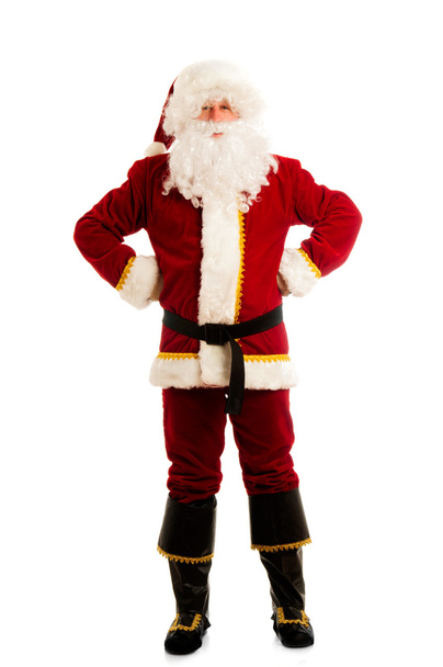 Santa Claus isolated over white - Photo, Image