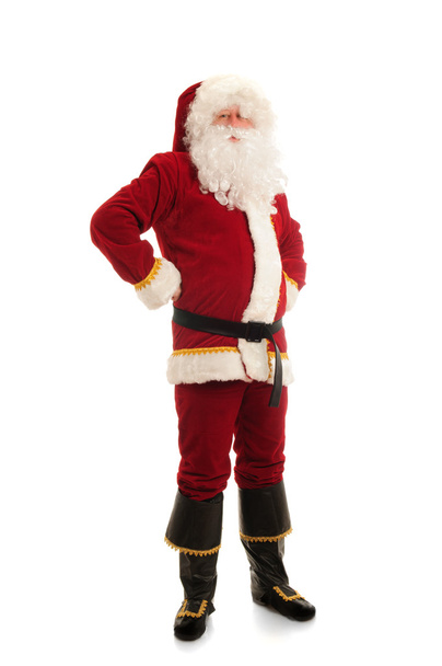 Santa Claus isolated over white - Photo, Image