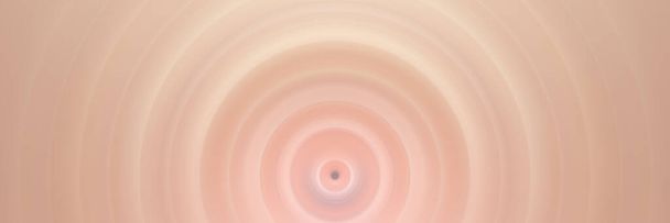Fondo beige redondo abstracto. Círculos desde el punto central. Imagen de círculos divergentes. Rotación que crea círculos. - Foto, Imagen