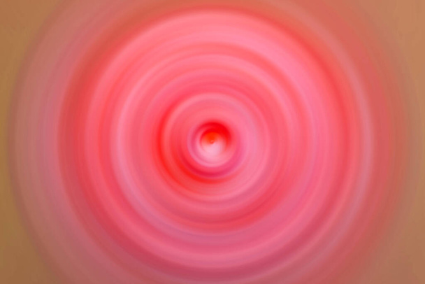 抽象的なラウンドピンクの背景。中心点からの円。多様化する円のイメージ。円を作る回転. - 写真・画像