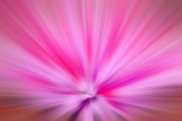 Dynamic pink beams. A flash in space going into perspective. - Photo, Image