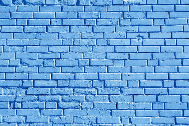 Muralla de ladrillo azul. Interior de un loft moderno. Fondo para el diseño - Foto, Imagen