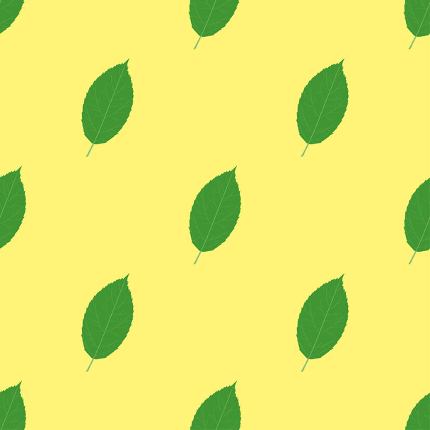Seamless pattern with leaves. Element for design. Vector. - Vetor, Imagem