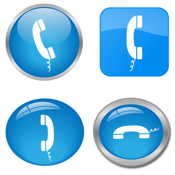 Phone Buttons - Vector, Image