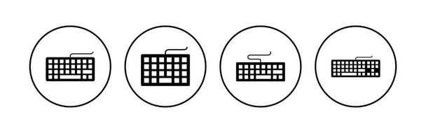 Набір піктограм клавіатури. символ клавіатури векторний
 - Вектор, зображення