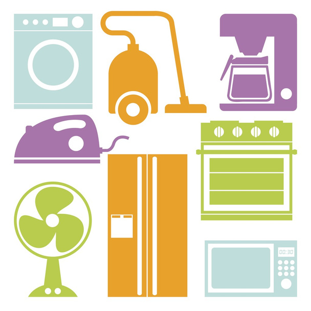 Appliances design - Vector, Image