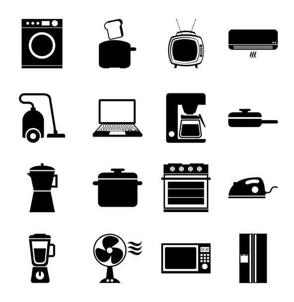 Appliances design - Vector, Image