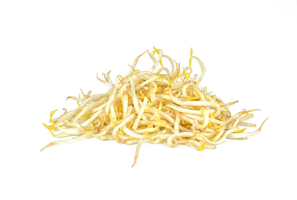A lot of raw sprouts on white background - Photo, Image