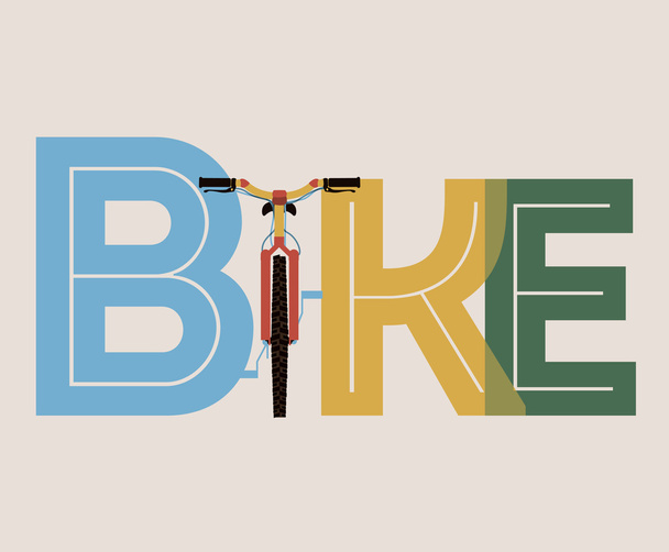 kerékpáros tervezési - Vektor, kép