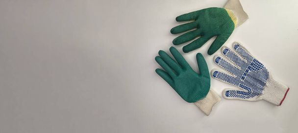 Робочі садові рукавички для ремонту та побуту
 - Фото, зображення