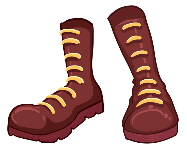 A pair of boots - Vector, Image