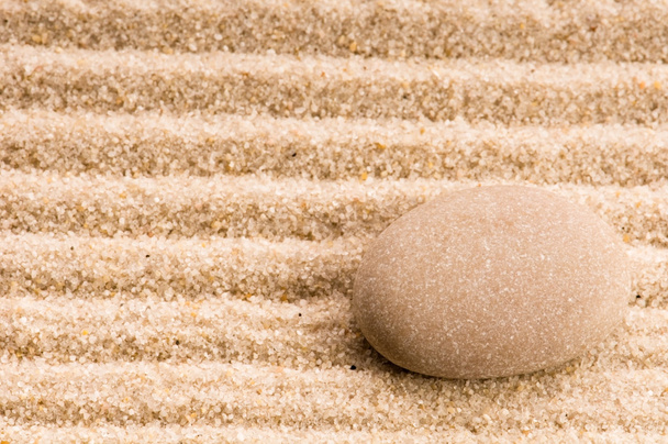 Zen. kő és homok - Fotó, kép