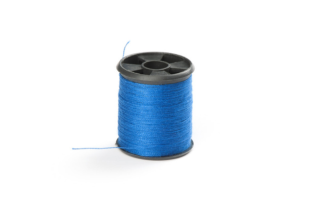 blue thread - Foto, afbeelding