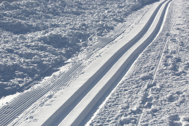 Ski de fond vide au Tyrol, Autriche - Photo, image